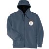 Heavyweight Full Zip Hooded Sweatshirt with Thermal Lining Thumbnail