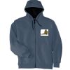 Heavyweight Full Zip Hooded Sweatshirt with Thermal Lining Thumbnail