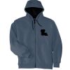 Heavyweight Full Zip Hooded Sweatshirt with Thermal Lining Thumbnail