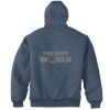 Heavyweight Full Zip Hooded Sweatshirt with Thermal Lining Thumbnail
